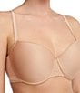 Chantelle Lucie Lace Comfort Demi Memory Foam Bra, Color:Sirrocco - Image 3
