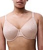 Chantelle Magique Unlined Seamless Minimizer Bra, Color:Rose - Image 1