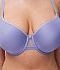 Chantelle C Jolie Memory Foam Convertible Leotard Back T-shirt Bra, Color:Bellflower Blue - Image 4