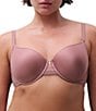Chantelle C Jolie Memory Foam Convertible Leotard Back T-shirt Bra, Color:Rose De Bois - Image 1