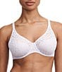 Color:Evening Haze - Image 1 - Norah Floral Stretch Lace Full Coverage T-Shirt Seamless Bra