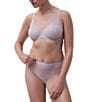 Chantelle Norah Floral Stretch Lace Full Coverage T-Shirt Seamless Bra, Color:Limestone - Image 3