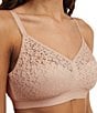 Chantelle Norah Supportive Adjustable Strap Wirefree Bra, Color:Nude Blush - Image 3