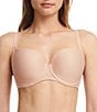 Color:Nude Blush - Image 1 - Norah Sweetheart Neck Convertible T-Shirt Bra