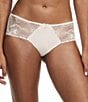 Color:Milk - Image 1 - Orchids Lace Hipster Panty