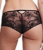 Color:Black - Image 2 - Orchids Lace Hipster Panty