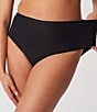 Color:Black - Image 3 - Plus Size Stretch Seamless Brief Panty