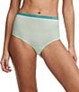 Color:Grey Lily Trellis - Image 1 - Soft Stretch Seamless Brief Panty