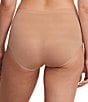 Color:Sirrocco - Image 2 - Striped Soft Stretch High Rise Full Coverage Brief Panty