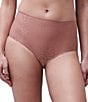 Chantelle Soft Stretch High Rise Leopard Print Seamless Brief Panty, Color:Pink Leopard Shimmer - Image 1