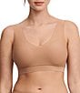 Color:Coffee Latte - Image 1 - Soft Stretch Padded Wire Free Bra Top