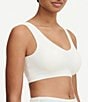 Color:Ivory - Image 3 - Soft Stretch Padded Wire Free Bra Top