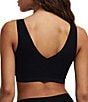 Color:Black - Image 2 - Soft Stretch Padded Wire Free Bra Top