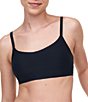 Color:Black - Image 3 - Soft Stretch Scoop Wire Free Adjustable Bralette