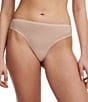 Chantelle SoftStretch Lace Tanga, Color:Nude Blush - Image 1