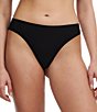 Chantelle SoftStretch Lace Tanga, Color:Black - Image 1