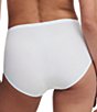 Color:White - Image 2 - Solid Soft Stretch High Waist Brief Panty