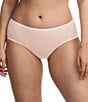 Color:Blushing Pink - Image 1 - Soft Stretch Knit Seamless Hipster Panty