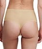 Color:Ultra Nude - Image 2 - Soft Stretch Seamless Hi Rise Thong