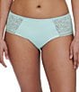 Chantelle The C Jolie Lace Hipster, Color:Peppermint - Image 1