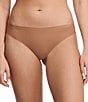 Color:Coffee Latte - Image 1 - Soft Stretch Seamless Thong Panty