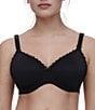 Chantelle Underwire Spacer Full-Busted Contour U-Back Nursing Bra, Color:Black - Image 1