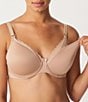 Color:Perfect Nude - Image 1 - Underwire Spacer Full-Busted Contour U-Back Nursing Bra