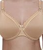 Chantelle Underwire Spacer Full-Busted Contour U-Back Nursing Bra, Color:Perfect Nude - Image 2