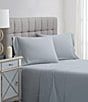 Color:Grey - Image 1 - 400-Thread Count Percale Cotton Sheet Set