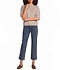 Charlie B. Knit Crew Neck Short Sleeve Top - Image 3