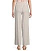 Charlie B. Linen-Blend Stripe Print Wide Leg Pants, Color:Paradise - Image 2