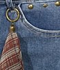 Charlie B. Stretch Denim Patchwork Mid Rise Ankle Jeans - Image 4
