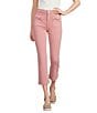 Charlie B. Twill Wide Leg Cropped Bow Pants - Image 1
