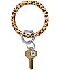 Color:Cheetah - Image 1 - Cheetah Silicone Big O® Key Ring