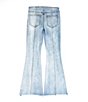 Color:Bleach - Image 2 - Big Girls 7-16 Denim Embroidery Flare Leg Jeans