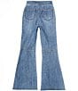 Color:Light Wash - Image 2 - Big Girls 7-16 Denim Exaggerated Flare Jeans