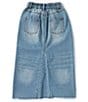 Chelsea & Violet Big Girls 7-16 Denim Midi Skirt, Color:Medium Blue - Image 2
