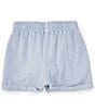 Color:Kentucky Blue - Image 2 - Big Girls 7-16 High Waist Washed Shorts