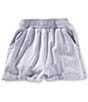 Chelsea & Violet Big Girls 7-16 High Waist Washed Shorts, Color:Cool Indigo - Image 1