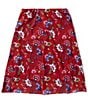 Chelsea & Violet Big Girls 7-16 Printed Pencil Skirt, Color:Paprika Multi - Image 1