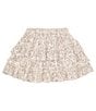 Color:Silver - Image 1 - Big Girls 7-16 Sequin Ruffle Mini Skirt