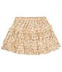 Color:Gold - Image 2 - Big Girls 7-16 Sequin Ruffle Mini Skirt