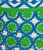Chelsea & Violet Blossom Crochet Mini Coordinating Skirt, Color:Green Floral - Image 4