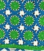 Chelsea & Violet Blossom Square Neckline Sleeveless Crochet Coordinating Top, Color:Green Floral - Image 4
