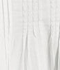 Color:Ivory - Image 3 - Flora Plain Weave Sweetheart Neckline Dress