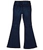 Color:Dark Stone - Image 2 - Big Girls 7-16 Pull-On Flare Jeans