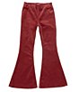 Color:Merlot - Image 1 - Girls Big Girls 7-16 Pull-On Corduroy Flared Pant