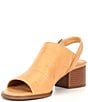 Color:Latte Tan - Image 4 - Ivy Leather Slingback Sandals