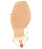 Color:Nude - Image 6 - Lindn Ruched Leather Ankle Strap Dress Sandals