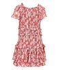 Chelsea & Violet Little Girls 2T-6X Daisy Smocked Dress, Color:Vintage Pink/Multi - Image 2
